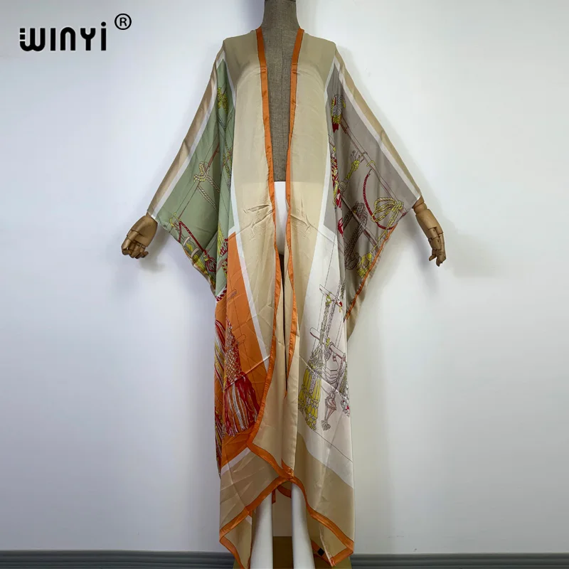 2022 WINYI Summer elegant kaftan Beach Wear Swim Suit Cover up lady boho Cardigan sexy Holiday silk long Sleeve Kimono
2022 WINYI Summer elegant kaftan Beach Wear Swim Suit Cover up lady boho Cardigan sexy Holiday silk long Sleeve Kimono