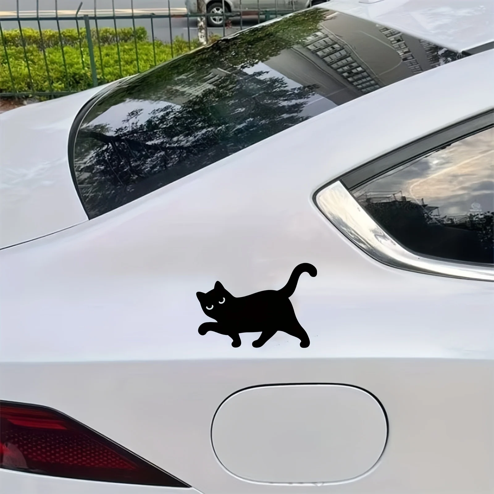1Pc Black Cat Silhouette Matte Vinyl Sticker, Waterproof Decal for Car, Motorcycle, Laptop and Glass
1Pc Black Cat Silhouette Matte Vinyl Sticker, Waterproof Decal for Car, Motorcycle, Laptop and Glass