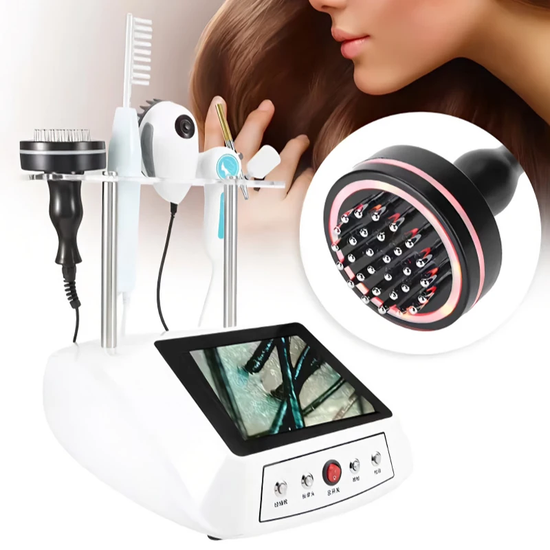 5 in 1 Hair Scalp Care Machine for Nourishing Moisturizing and Repairing with Ion and Meridian Treatments
5 in 1 Hair Scalp Care Machine for Nourishing Moisturizing and Repairing with Ion and Meridian Treatments