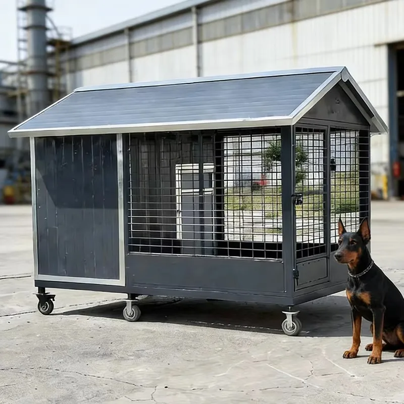 Carbon Steel Breathable Outdoor Dog Kennel Rain-proof and Rust-proof Pet House for Large Dogs
Carbon Steel Breathable Outdoor Dog Kennel Rain-proof and Rust-proof Pet House for Large Dogs