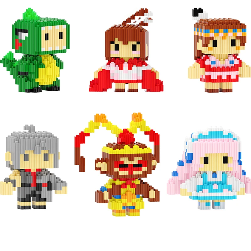 Mini pixel world building block character hand Goku children's handmade building block toy birthday gift doll d
Mini pixel world building block character hand Goku children's handmade building block toy birthday gift doll d