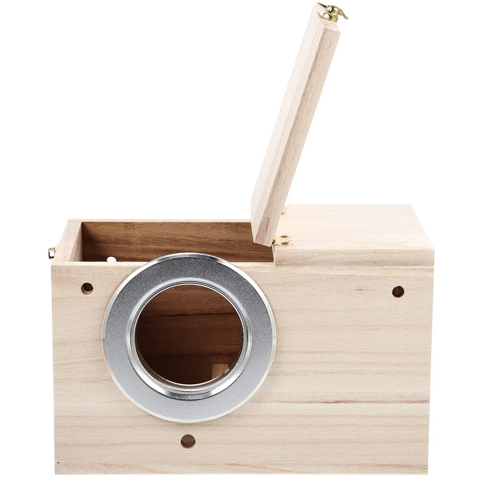 Wooden Bird Nest Breeding House Light Brown Wall Mounted Boxes for Parakeets Parrot Cockatiel Lovebird Budgies Pet Birds Garden
Wooden Bird Nest Breeding House Light Brown Wall Mounted Boxes for Parakeets Parrot Cockatiel Lovebird Budgies Pet Birds Garden