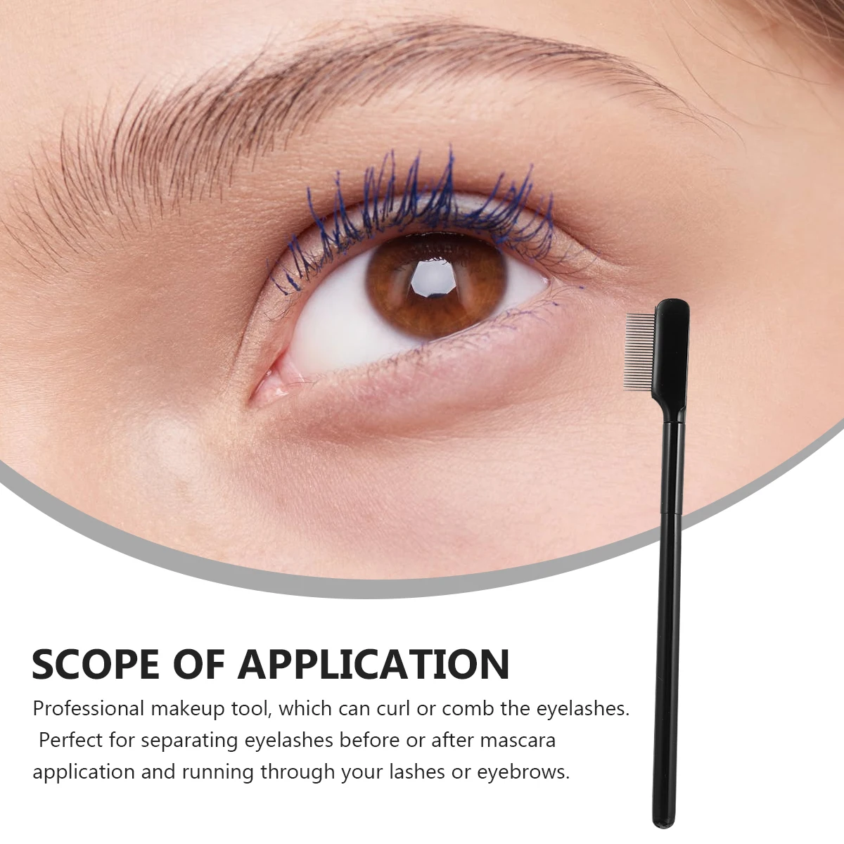Eyebrow Comb Long Handle Single-sided Steel Eyelash Comb Eyelash Brush Lash Brow Tool Makeup Grooming Metal Repair
Eyebrow Comb Long Handle Single-sided Steel Eyelash Comb Eyelash Brush Lash Brow Tool Makeup Grooming Metal Repair