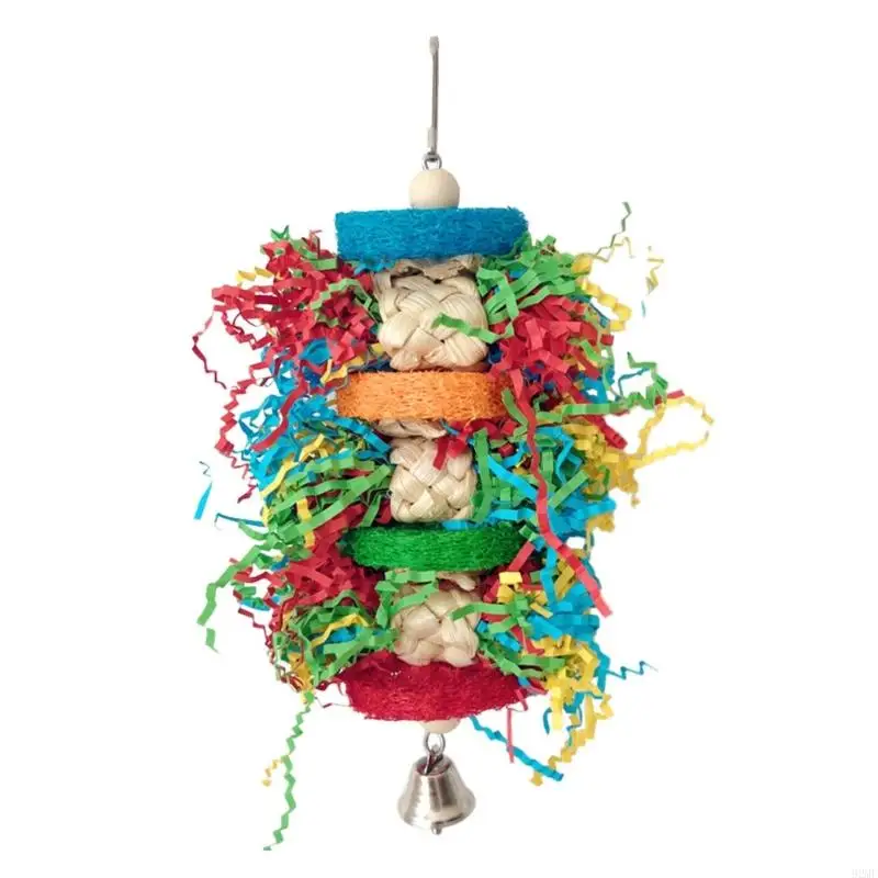 92MF Pet Bird Chew Toy Natural Colorful Shredding Paper for Cockatiel Conure Cockatoos Teeth Grinding Toy for Cage
92MF Pet Bird Chew Toy Natural Colorful Shredding Paper for Cockatiel Conure Cockatoos Teeth Grinding Toy for Cage