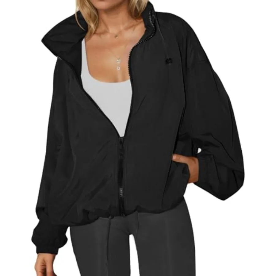 Yousify Womens Waterproof Rain Jackets Lightweight Zip Up Raincoat Outdoor Hiking Hooded Windbreaker with Pocket
Yousify Womens Waterproof Rain Jackets Lightweight Zip Up Raincoat Outdoor Hiking Hooded Windbreaker with Pocket