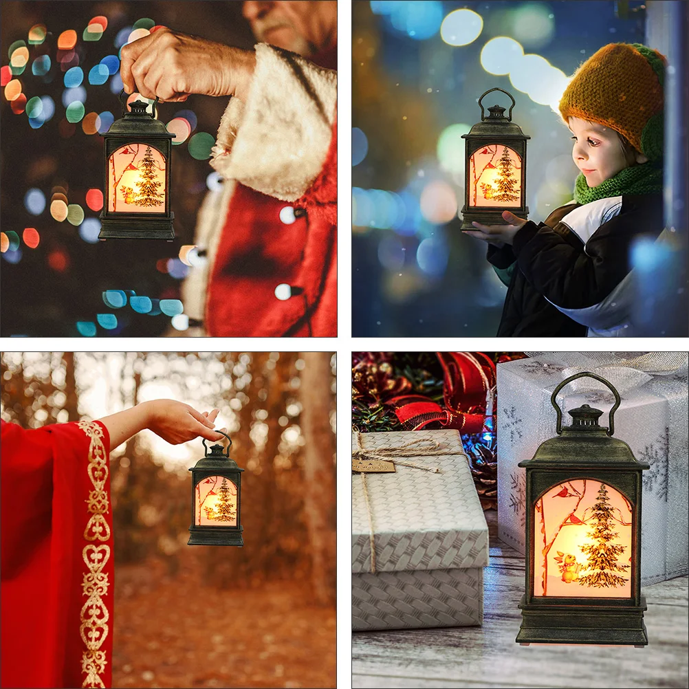 2 Pcs Christmas Lantern Glowing Night Light Scene Decoration LED Adornment Vintage Lamp
2 Pcs Christmas Lantern Glowing Night Light Scene Decoration LED Adornment Vintage Lamp