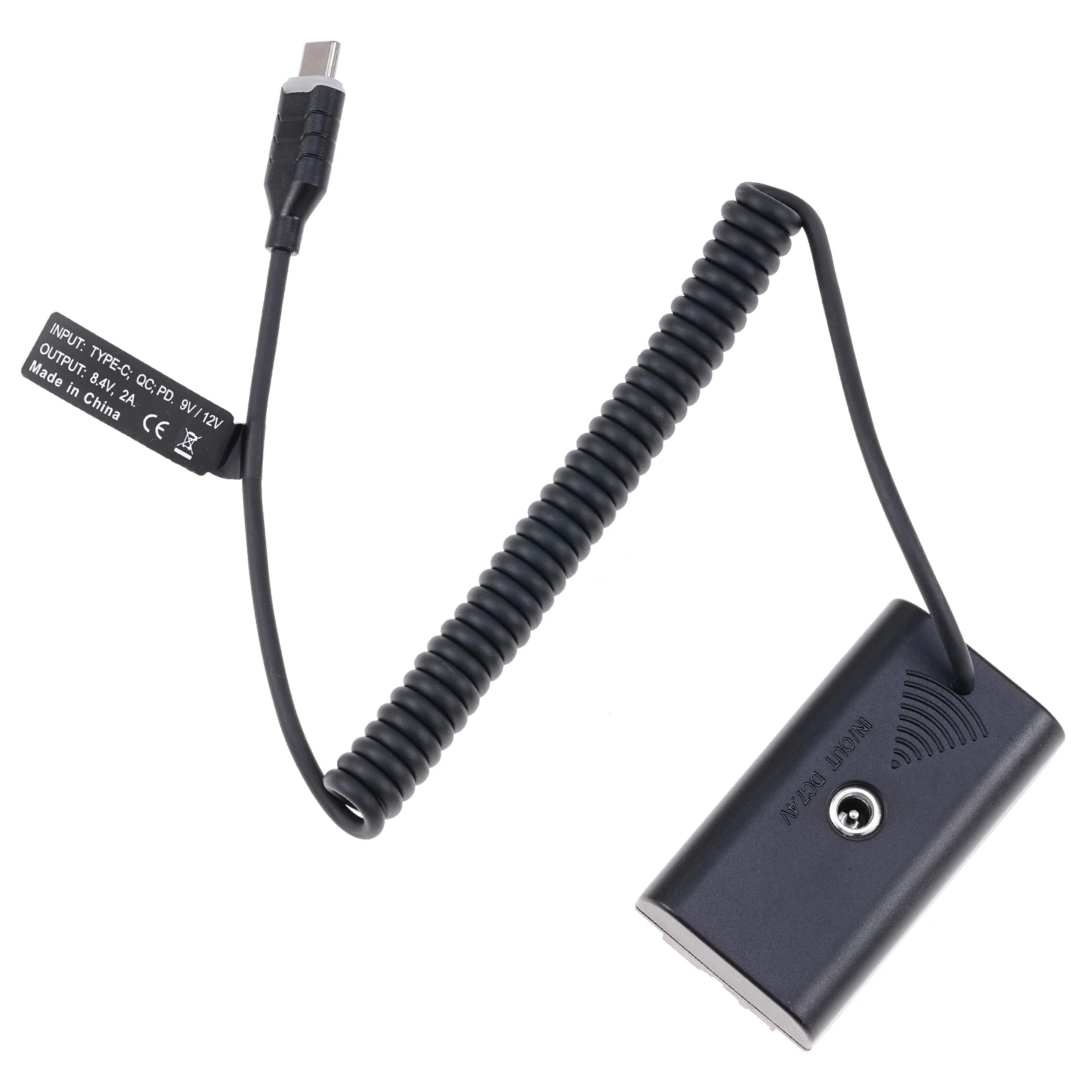 Dummy Battery NP-F550 Virtual Battery + Type-C spring wire Cable 9V/3A 8.4V/3A 22AWG,OD3. 5mm Fotografica Photography Accessorie
Dummy Battery NP-F550 Virtual Battery + Type-C spring wire Cable 9V/3A 8.4V/3A 22AWG,OD3. 5mm Fotografica Photography Accessorie