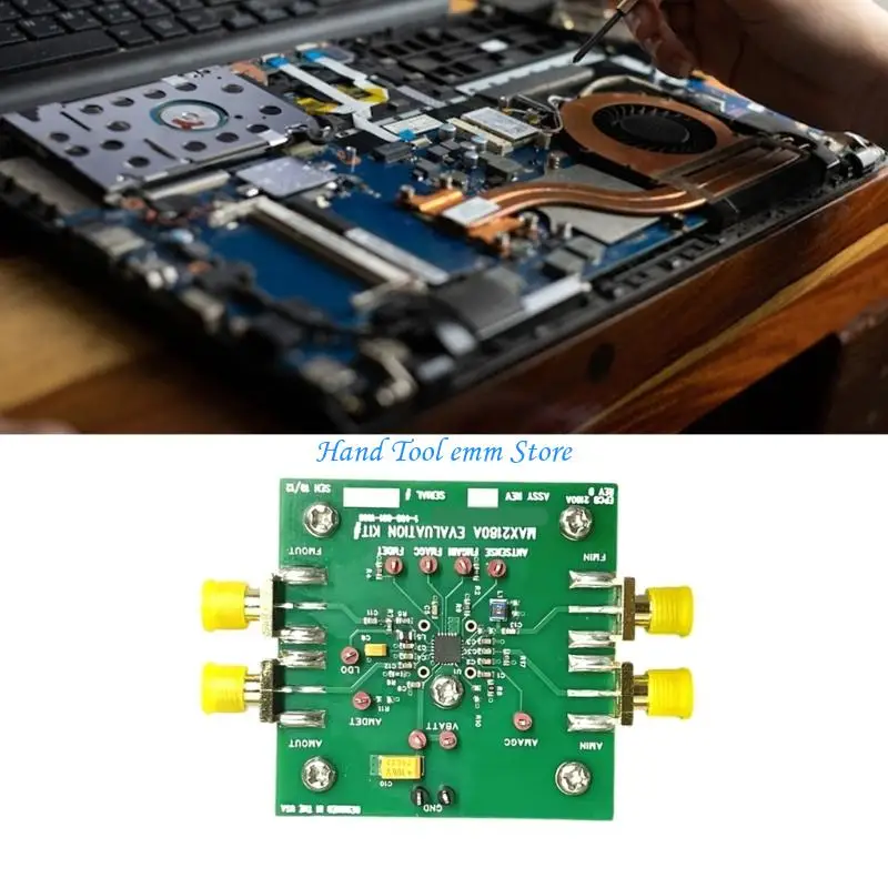 H37F MAX2180A Double Band RF Circuit Board With 50Ω SMA Connectors Verifiedly Layout
H37F MAX2180A Double Band RF Circuit Board With 50Ω SMA Connectors Verifiedly Layout