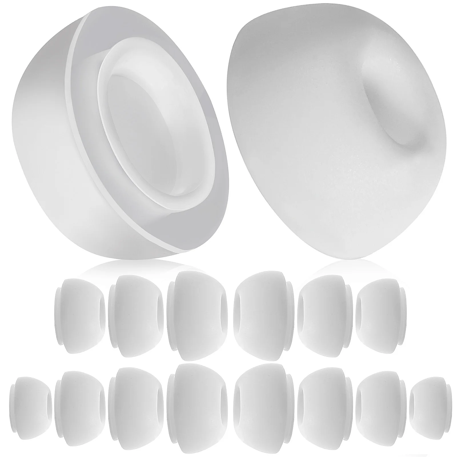 8 Pairs Ear Tips Silicone Comfortable Self Stretching Noise Reduction Fit Securely Easy Install Wired Ear Pieces
8 Pairs Ear Tips Silicone Comfortable Self Stretching Noise Reduction Fit Securely Easy Install Wired Ear Pieces