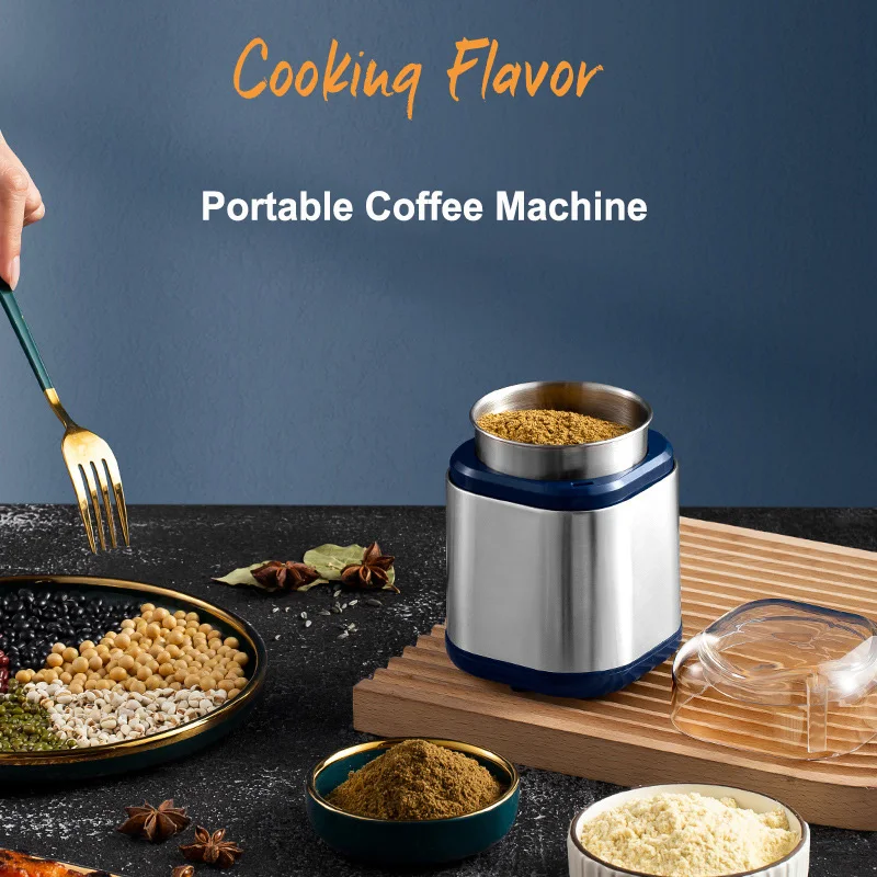 New Small Electric Grinder Household Multifunctional Coffee Bean Grinder Kitchen Grain Crusher Stainless Steel Portable Blender
New Small Electric Grinder Household Multifunctional Coffee Bean Grinder Kitchen Grain Crusher Stainless Steel Portable Blender