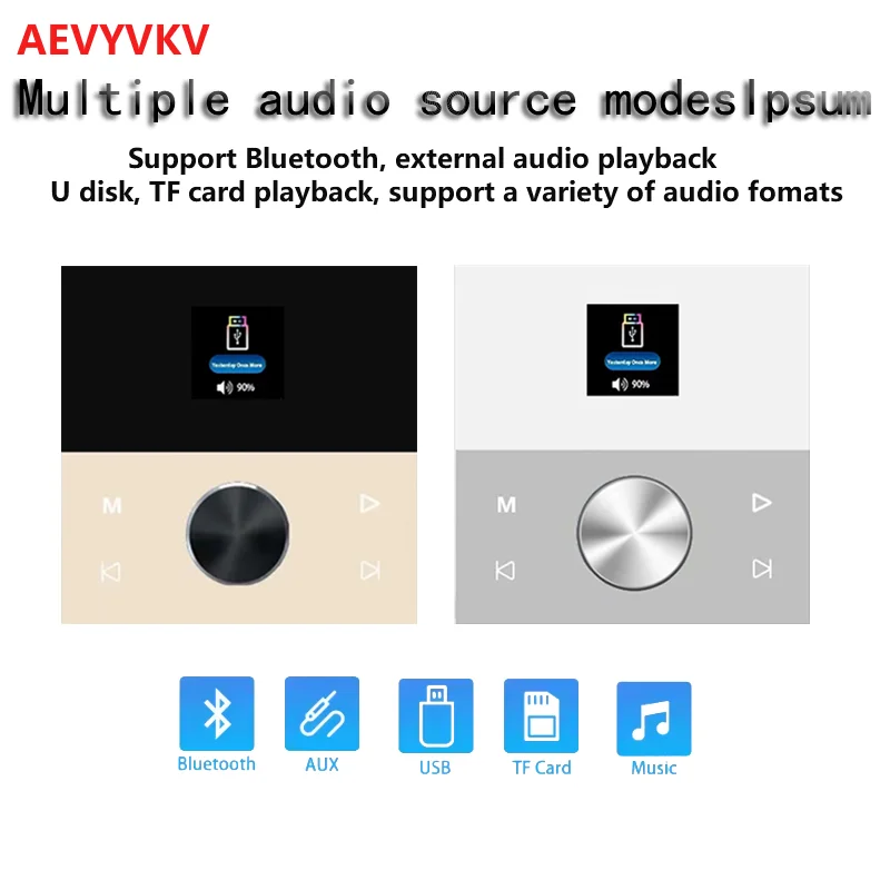 86 Type HIFI Professional Background Music System Mount Stereo Panel Bluetooth Mini In-Wall Amplifier Speaker Sets
86 Type HIFI Professional Background Music System Mount Stereo Panel Bluetooth Mini In-Wall Amplifier Speaker Sets