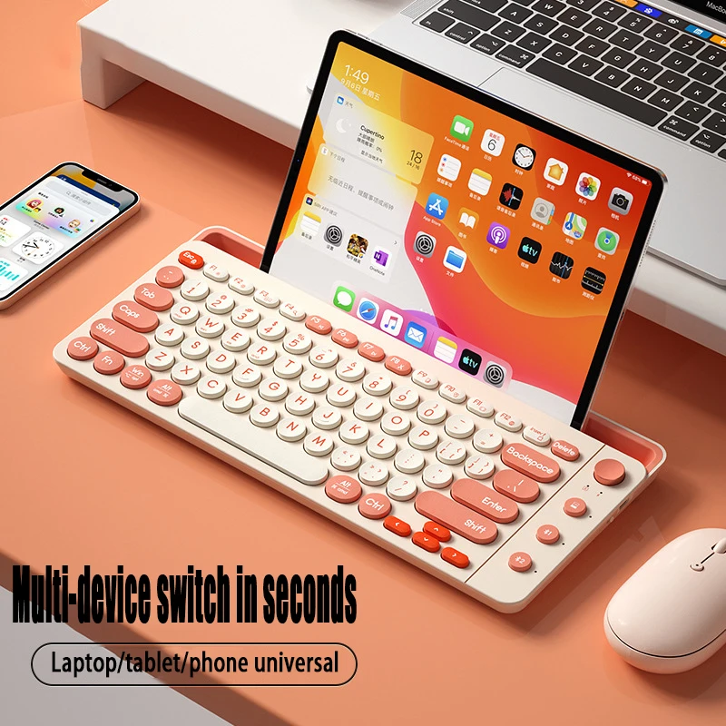 2.4G Mini Color Girls' Rechargeable Wireless Bluetooth Keyboard and Mouse Set Silent Laptop Desktop ISO AndroidUniversalPortable
2.4G Mini Color Girls' Rechargeable Wireless Bluetooth Keyboard and Mouse Set Silent Laptop Desktop ISO AndroidUniversalPortable
