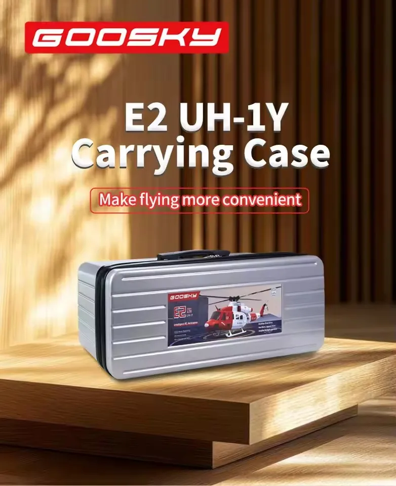 GOOSKY E2 UH-1Y RC Helicopter Spare Parts Field Case Impact-Resistant ABS Portable Carry Case GT050070
GOOSKY E2 UH-1Y RC Helicopter Spare Parts Field Case Impact-Resistant ABS Portable Carry Case GT050070