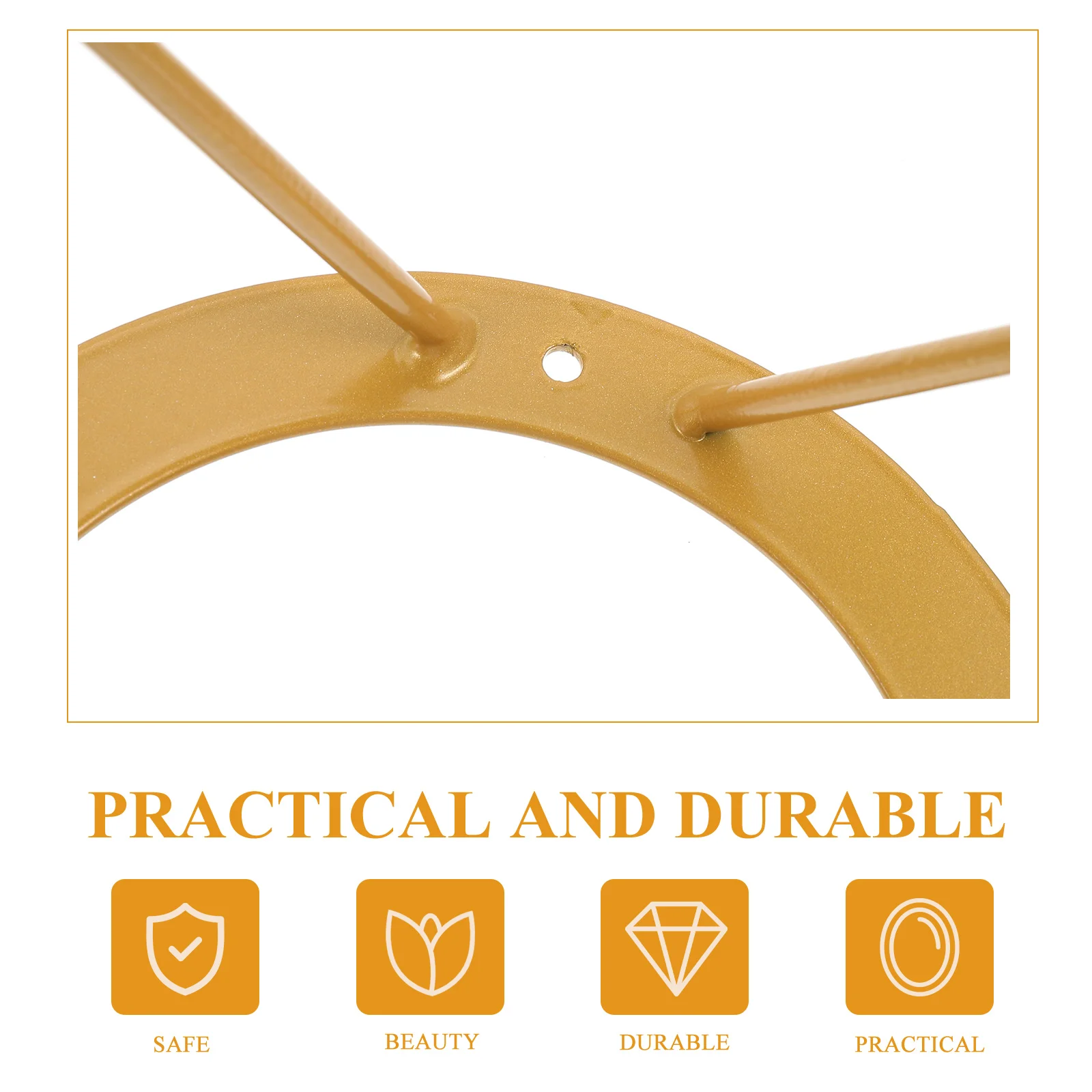 Home Metal Bracket Storage Shelves Decorative Display Crafts Tray Golden Iron Stand 
Home Metal Bracket Storage Shelves Decorative Display Crafts Tray Golden Iron Stand