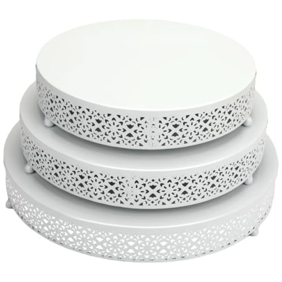 3 Piece Cake Stands Set 16'' 14'' 12'' Round Metal Cake Stands Cupcake Stand Riser Pastry Candy Display Plate for Dessert Table
3 Piece Cake Stands Set 16'' 14'' 12'' Round Metal Cake Stands Cupcake Stand Riser Pastry Candy Display Plate for Dessert Table