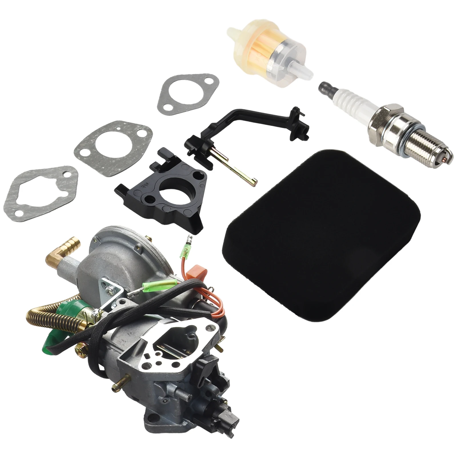 Kit Carburetor 4.5-5.5KW Air Filter Dual Fuel Screw Spacers For Honda GX390 188F For Motor Fuel Filter Generator
Kit Carburetor 4.5-5.5KW Air Filter Dual Fuel Screw Spacers For Honda GX390 188F For Motor Fuel Filter Generator