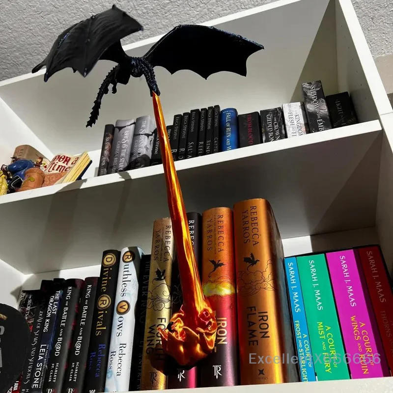 Creative Funny Spray Fire Dragon Bookshelf Ornament Halloween Birthday Gift Home Decoration Dragon Flame Book Nook Decoration
Creative Funny Spray Fire Dragon Bookshelf Ornament Halloween Birthday Gift Home Decoration Dragon Flame Book Nook Decoration