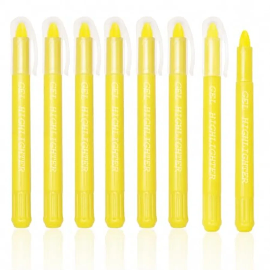 Yellow Gel Bible Highlighters, 8 Pack No Bleed Gel Highlighter Markers, Yellow Highlighters for Bible Study, Journaling, Notes,
Yellow Gel Bible Highlighters, 8 Pack No Bleed Gel Highlighter Markers, Yellow Highlighters for Bible Study, Journaling, Notes,