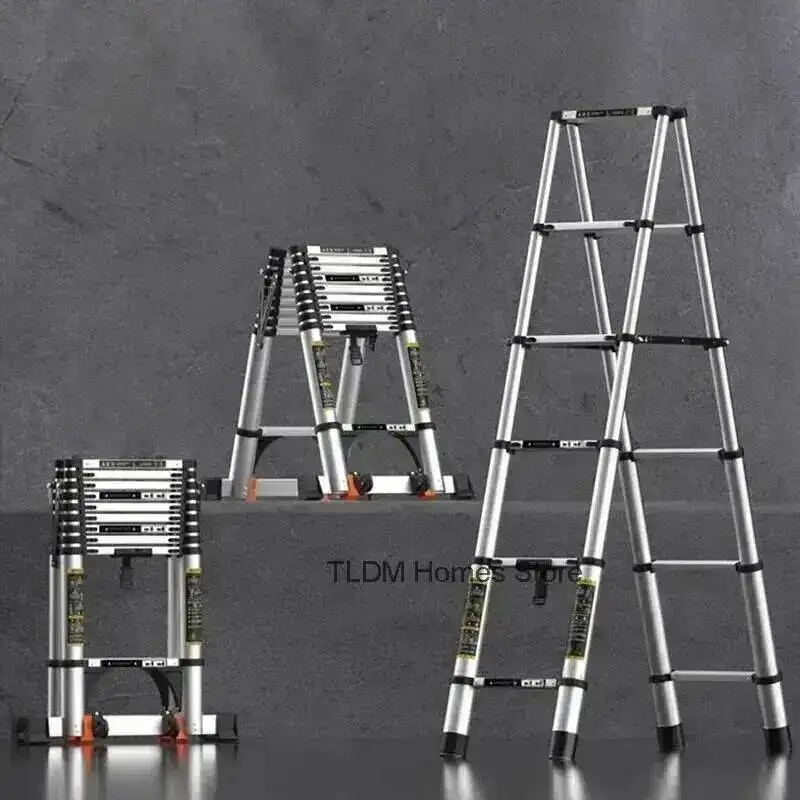 Engineering Multifunctional Aluminum Ladder Step Alloy Stools Home Folding Telescopic Ladder Portable Thick Herringbone Stairs
Engineering Multifunctional Aluminum Ladder Step Alloy Stools Home Folding Telescopic Ladder Portable Thick Herringbone Stairs