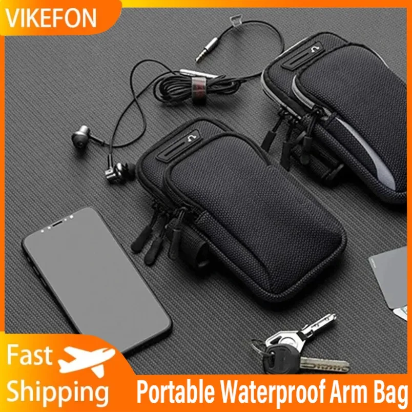 Новая сумка для телефона с разъемом для наушников Водонепроницаемая дышащая спортивная сумка для бега Тренажерный зал Держатель для мобильного телефона mp3 mp4 Сумки из искусственной кожи 
Новая сумка для телефона с разъемом для наушников Водонепроницаемая дышащая спортивная сумка для бега Тренажерный зал Держатель для мобильного телефона mp3 mp4 Сумки из искусственной кожи