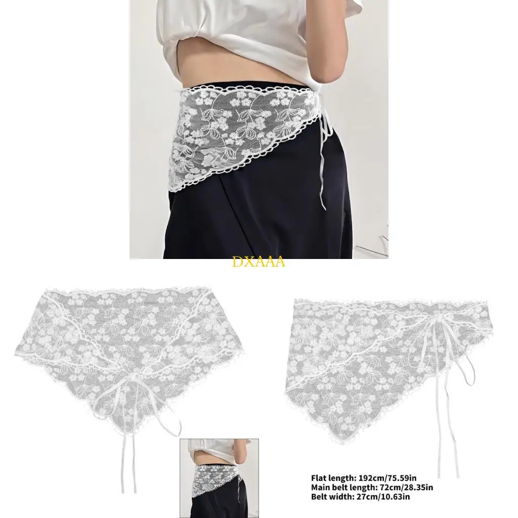 DXAA Embroidered Lace Bandana Headscarf Turban Headwear Headgear for Outdoors Lace Pattern Laciness Hair Scarf
DXAA Embroidered Lace Bandana Headscarf Turban Headwear Headgear for Outdoors Lace Pattern Laciness Hair Scarf