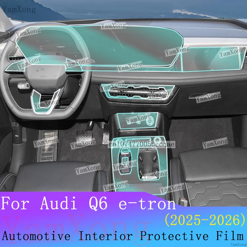 For AUDI Q6 e-tron interior Film Kit LED Navigation screen Transparent Anti-scratch Sticker Center Console Panel Protection Film
For AUDI Q6 e-tron interior Film Kit LED Navigation screen Transparent Anti-scratch Sticker Center Console Panel Protection Film
