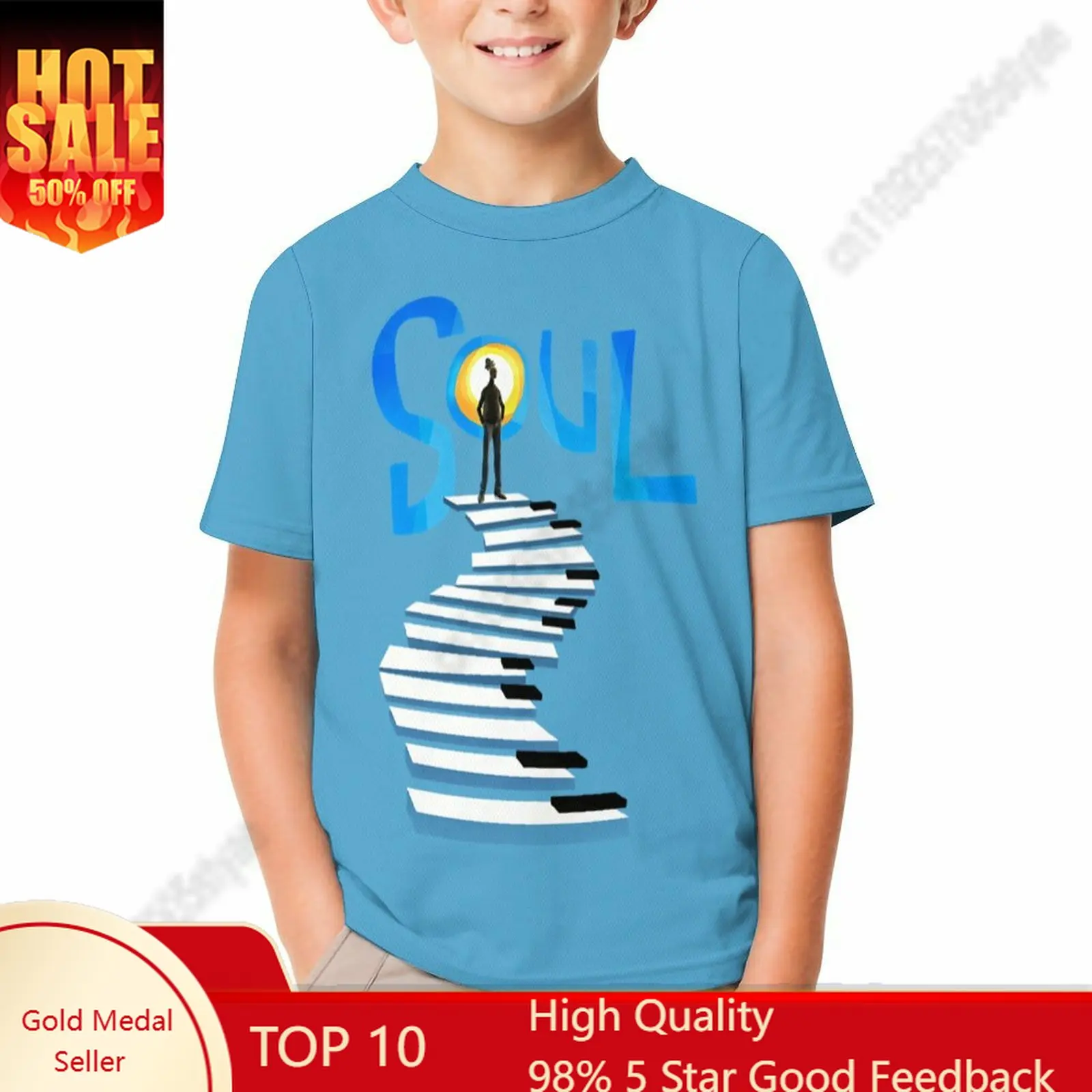 Soul Film T Shirt Boy Girl Short Sleeve Print Fashionable Cute Casual Cotton TShirt Comfortable Crew Neck Children Child Tee
Soul Film T Shirt Boy Girl Short Sleeve Print Fashionable Cute Casual Cotton TShirt Comfortable Crew Neck Children Child Tee