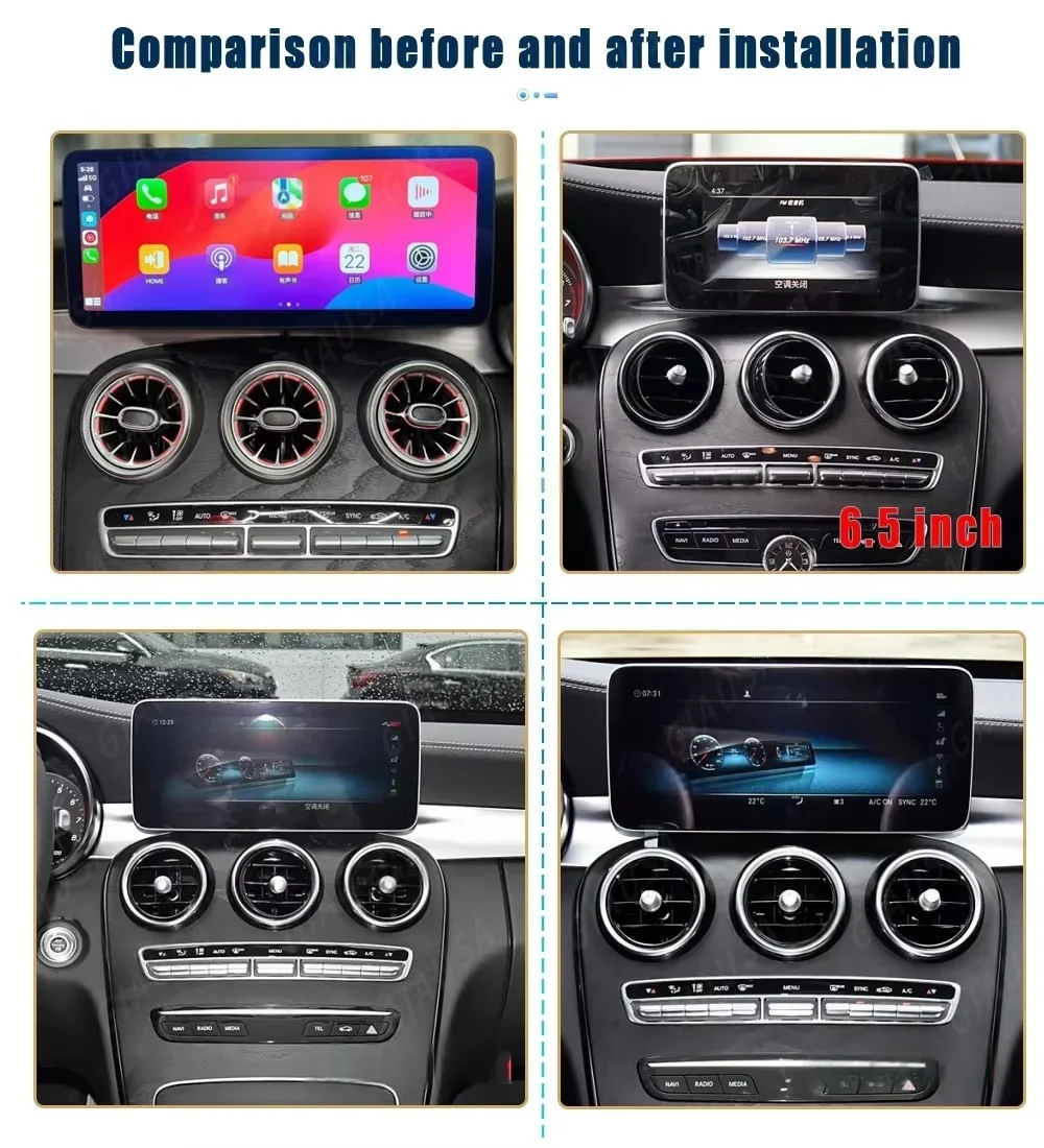 Latest Android 13 12.8" Car Radio For Benz C Class W205/GLC X253 NTG5.0/5.5/6.0 2015-2019 LCD Digital Dashboard GPS Navigation
Latest Android 13 12.8" Car Radio For Benz C Class W205/GLC X253 NTG5.0/5.5/6.0 2015-2019 LCD Digital Dashboard GPS Navigation