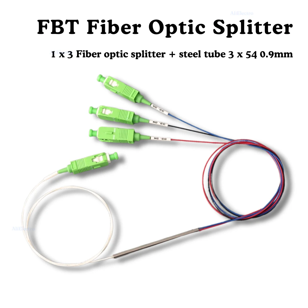 5pcs Fiber Optic Splitter 1x3 0.9mm FBT Splitter with Connectors SC/APC SC/UPC FC/APC FC/UPC LC/APC LC/UPC factory outlet
5pcs Fiber Optic Splitter 1x3 0.9mm FBT Splitter with Connectors SC/APC SC/UPC FC/APC FC/UPC LC/APC LC/UPC factory outlet