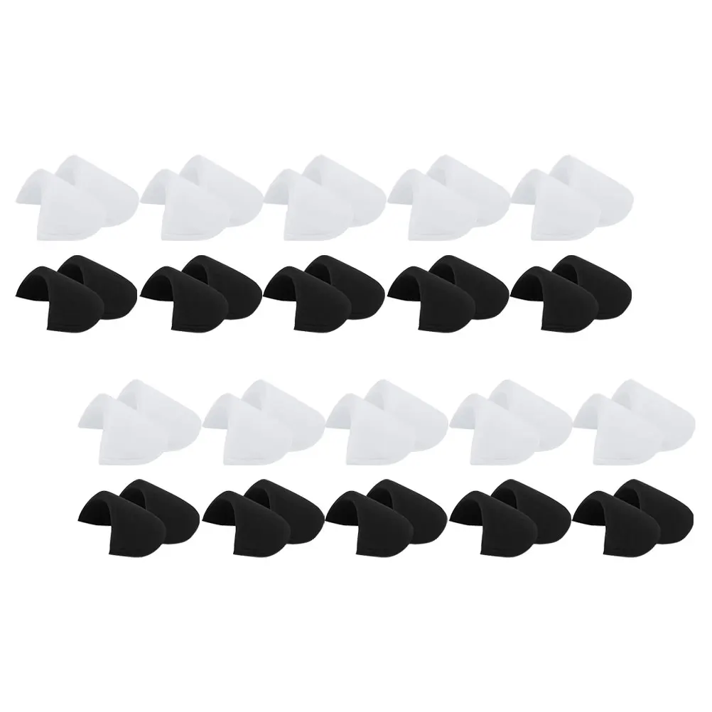 20 Pairs Black Padding Sponge Fabric Set In Shoulder Pads Supple Shoulder Pad Washable Reusable Women Hats
20 Pairs Black Padding Sponge Fabric Set In Shoulder Pads Supple Shoulder Pad Washable Reusable Women Hats