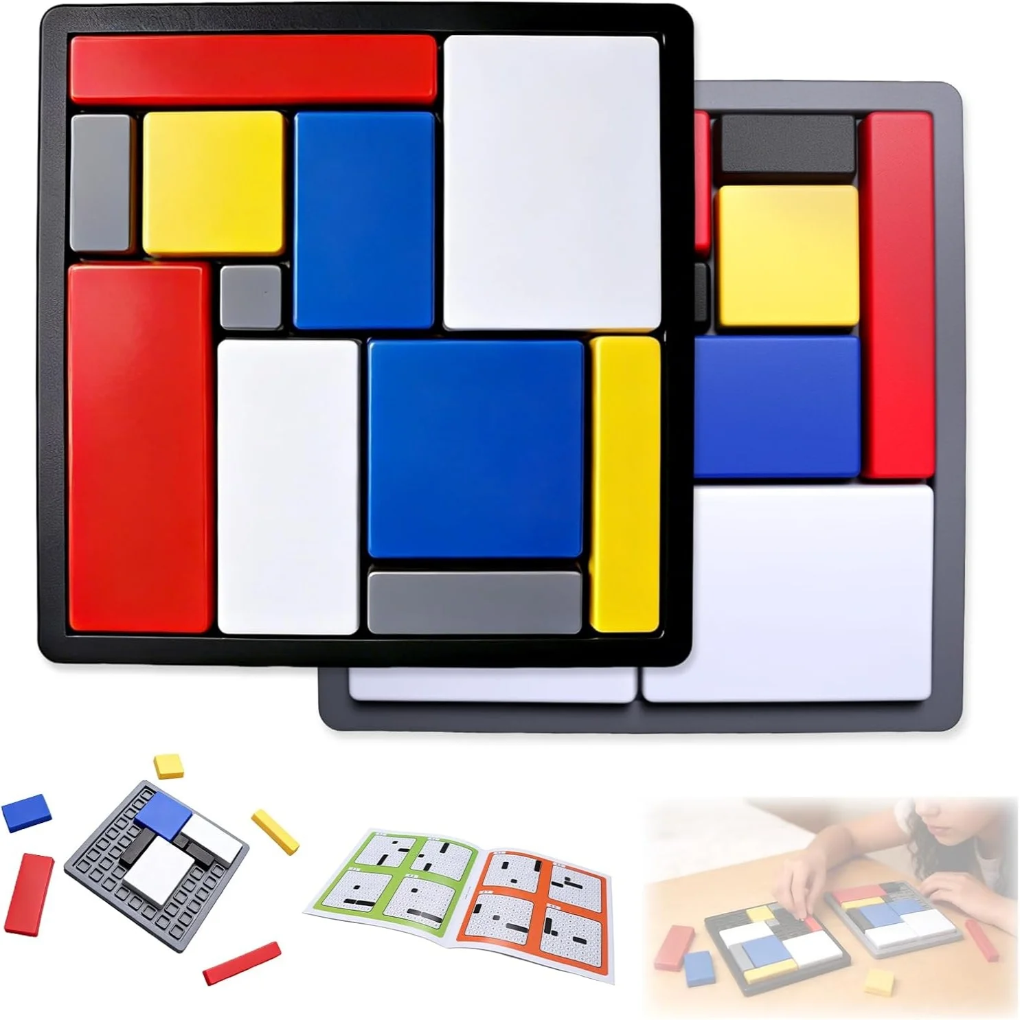 Logical Puzzle Brain Teaser Toy, 88 Challenges 4 Difficulty Levels Logic Puzzles, Portable STEM Educational Thinking Game Toy fo
Logical Puzzle Brain Teaser Toy, 88 Challenges 4 Difficulty Levels Logic Puzzles, Portable STEM Educational Thinking Game Toy fo