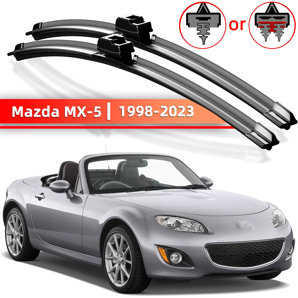 Автомобильный стеклоочиститель подходит для Mazda MX-5 MX5 NB NC ND 1998-2023, аксессуары для лобового стекла 2000 2005 2008 2010 2014 2015 2020
Автомобильный стеклоочиститель подходит для Mazda MX-5 MX5 NB NC ND 1998-2023, аксессуары для лобового стекла 2000 2005 2008 2010 2014 2015 2020