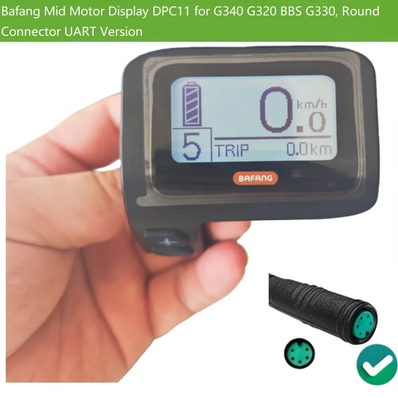 Bafang Mid Motor Display DPC11 for G340 G320 BBS G330, Round Connector UART Version
Bafang Mid Motor Display DPC11 for G340 G320 BBS G330, Round Connector UART Version