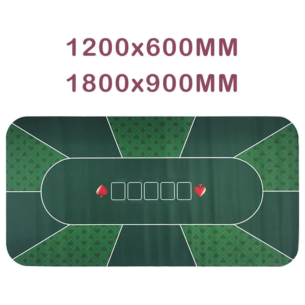 Rubber Standard Poker Table Layout Tabletop Mat Portable Rectangle Smooth Pad Felt w/ Storage Bag Accessories
Rubber Standard Poker Table Layout Tabletop Mat Portable Rectangle Smooth Pad Felt w/ Storage Bag Accessories