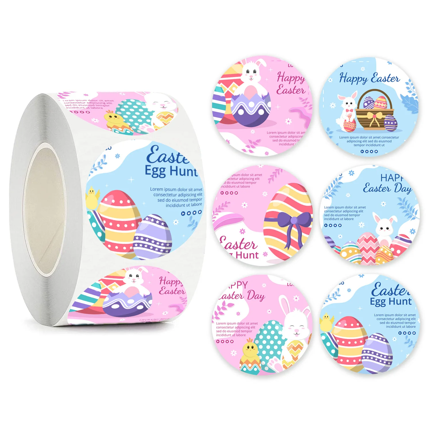 500Pcs Happy Easter Stickers Cute Bunny Self-Adhesive Sealed Labels Journaling Graffiti Children's Gifts
500Pcs Happy Easter Stickers Cute Bunny Self-Adhesive Sealed Labels Journaling Graffiti Children's Gifts