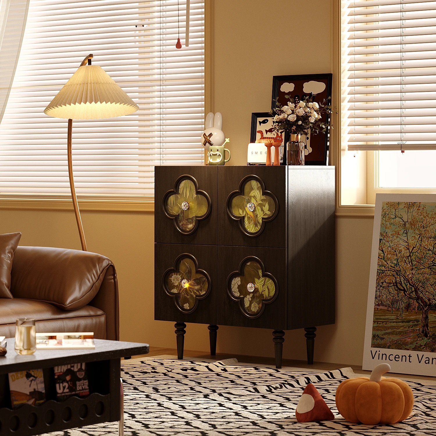 Print Pattern Cabinet Locker Living Room Bedroom Kitchen Storage Household Solid Wood Premium Bedside Display Storage Cabinet
Print Pattern Cabinet Locker Living Room Bedroom Kitchen Storage Household Solid Wood Premium Bedside Display Storage Cabinet