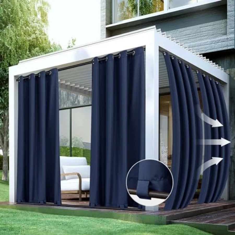 Gazebo Curtains Outdoor Waterproof 4 Panels 54x84 Inch-Windproof Weatherproof Privacy Outside Curtains-Grommet Top and Tab Bott
Gazebo Curtains Outdoor Waterproof 4 Panels 54x84 Inch-Windproof Weatherproof Privacy Outside Curtains-Grommet Top and Tab Bott