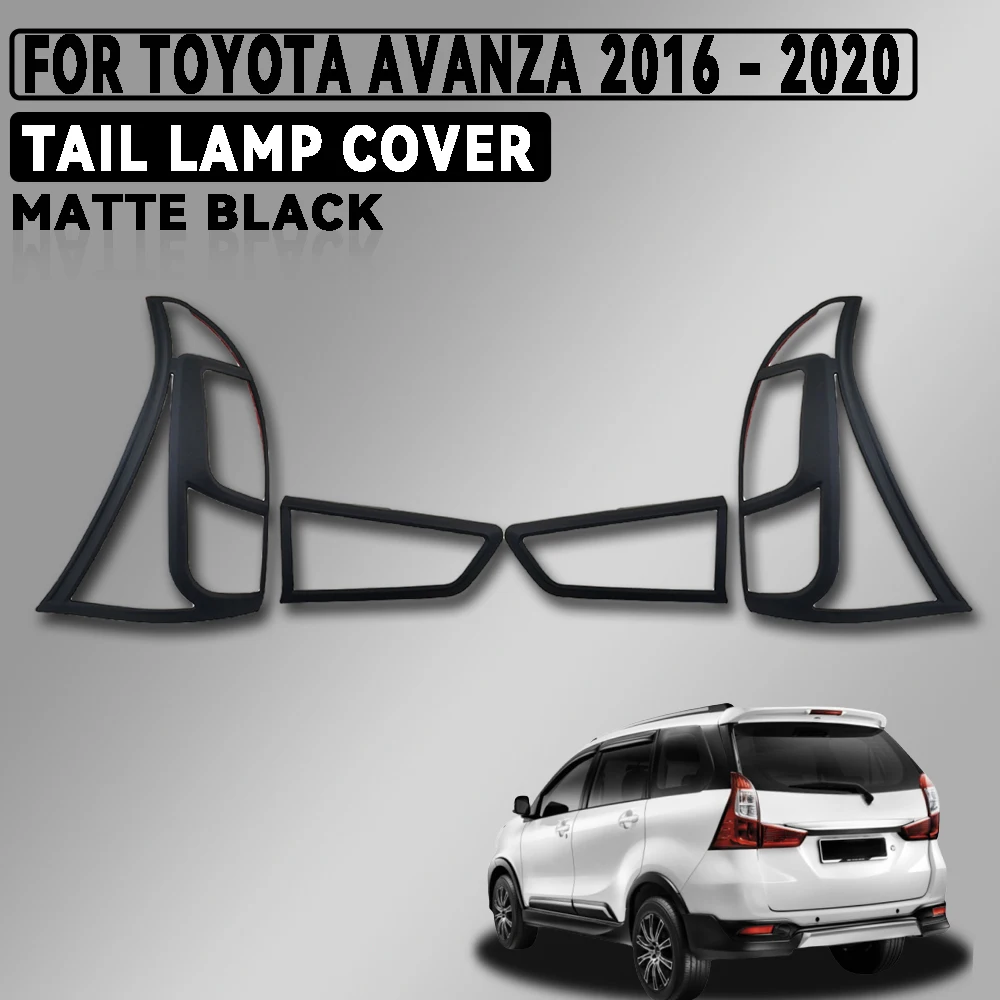 Abs Chrome Plated Silver and Matte Black Tail Lamp Cover Trim For Toyota Avanza 2016 - 2020 Car Accessories Exterior Decorate
Abs Chrome Plated Silver and Matte Black Tail Lamp Cover Trim For Toyota Avanza 2016 - 2020 Car Accessories Exterior Decorate