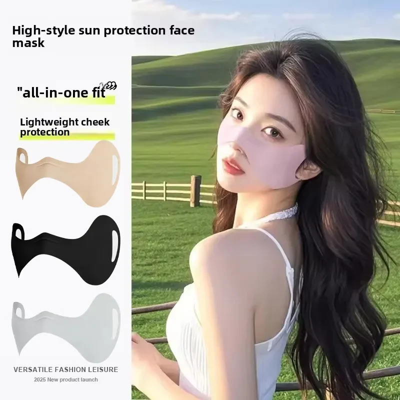 New Ice Silk Sunscreen Face Mask Breathable Sunscreen Face Scarf Anti UV Eye Protection Mask Running Golf Face Masks Riding
New Ice Silk Sunscreen Face Mask Breathable Sunscreen Face Scarf Anti UV Eye Protection Mask Running Golf Face Masks Riding