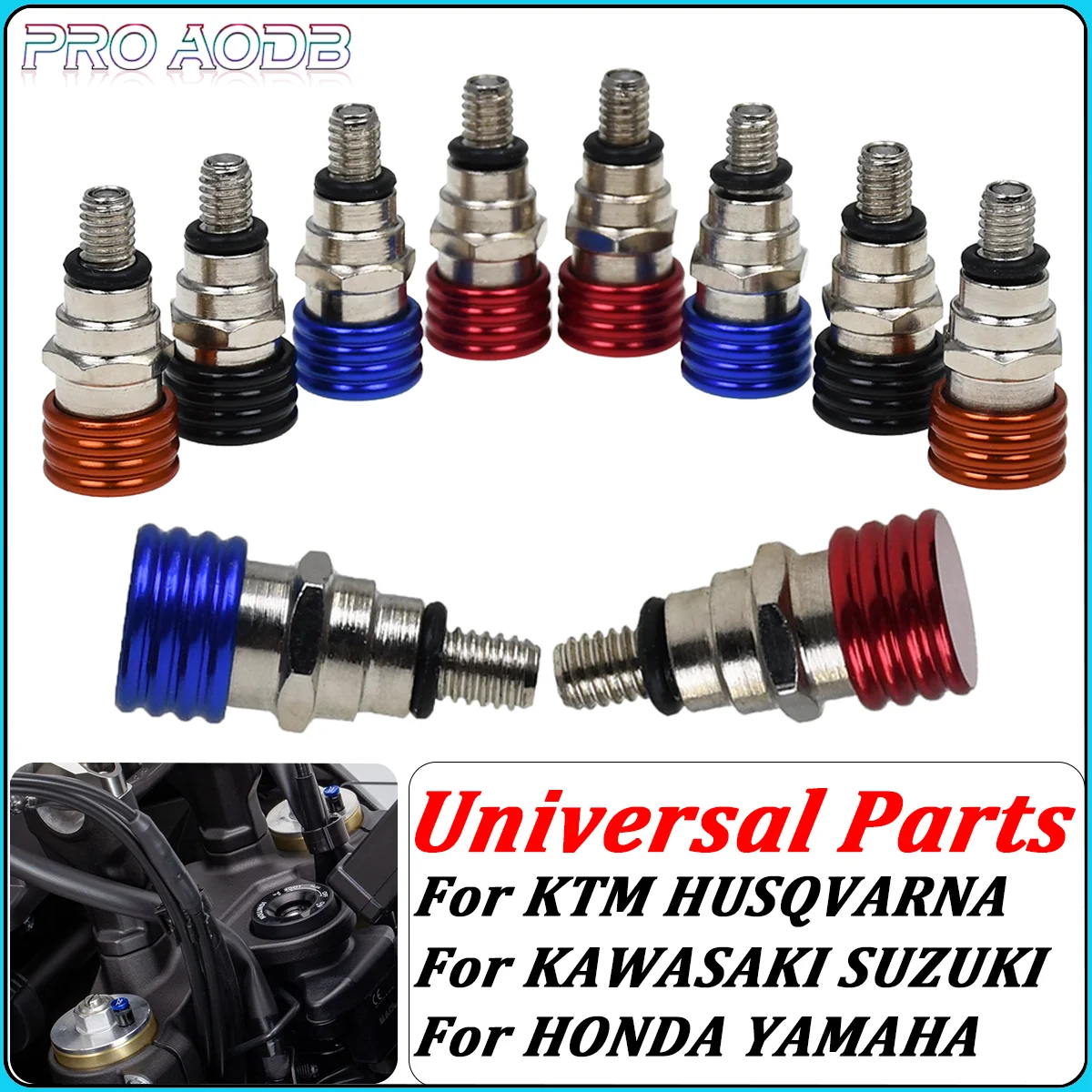Motorcycle M5*0.8cm Fork Air Bleeder Valve For Honda Yamaha Suzuki Kawasaki CR YZ WR KX F RM 125 250 450 Dirt Bike Motocross
Motorcycle M5*0.8cm Fork Air Bleeder Valve For Honda Yamaha Suzuki Kawasaki CR YZ WR KX F RM 125 250 450 Dirt Bike Motocross