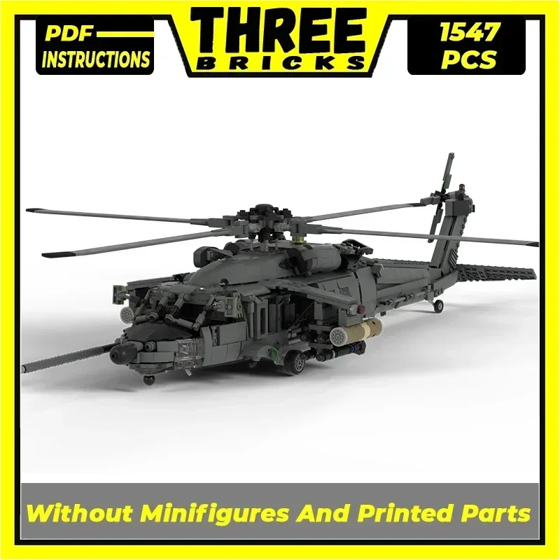 Military Helicopter Model Moc Building Bricks MH-60L Black Hawk Technology Modular Blocks Gifts Christmas Toys DIY Sets Assembly
Military Helicopter Model Moc Building Bricks MH-60L Black Hawk Technology Modular Blocks Gifts Christmas Toys DIY Sets Assembly