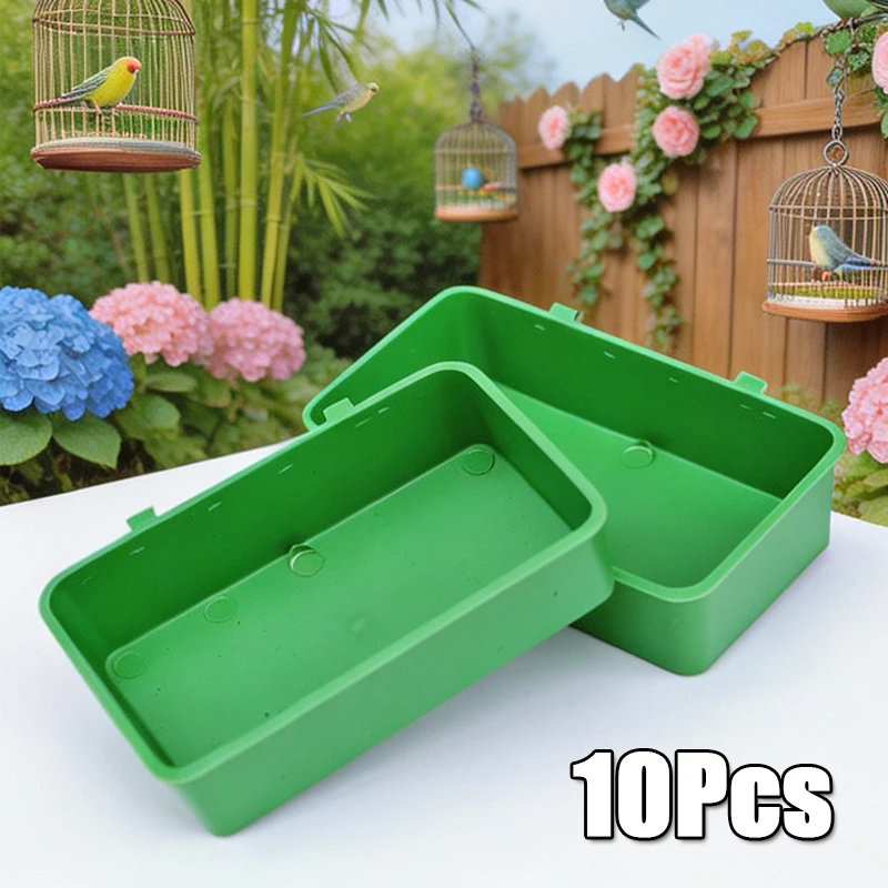 10Pcs Multifunction Green Food Tray Bird Water Bath Tub Pet Bird Bowl Parrots Parakeet Birdbath Cage Hanging Wash Shower Box
10Pcs Multifunction Green Food Tray Bird Water Bath Tub Pet Bird Bowl Parrots Parakeet Birdbath Cage Hanging Wash Shower Box