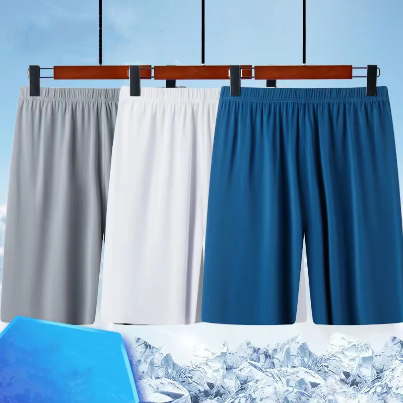 2pcs Summer Mens Ice Silk Seamless Shorts Fitness Training Short Pants Men's Sport Casual Comfort Breathable Pants Home Leggings
2pcs Summer Mens Ice Silk Seamless Shorts Fitness Training Short Pants Men's Sport Casual Comfort Breathable Pants Home Leggings