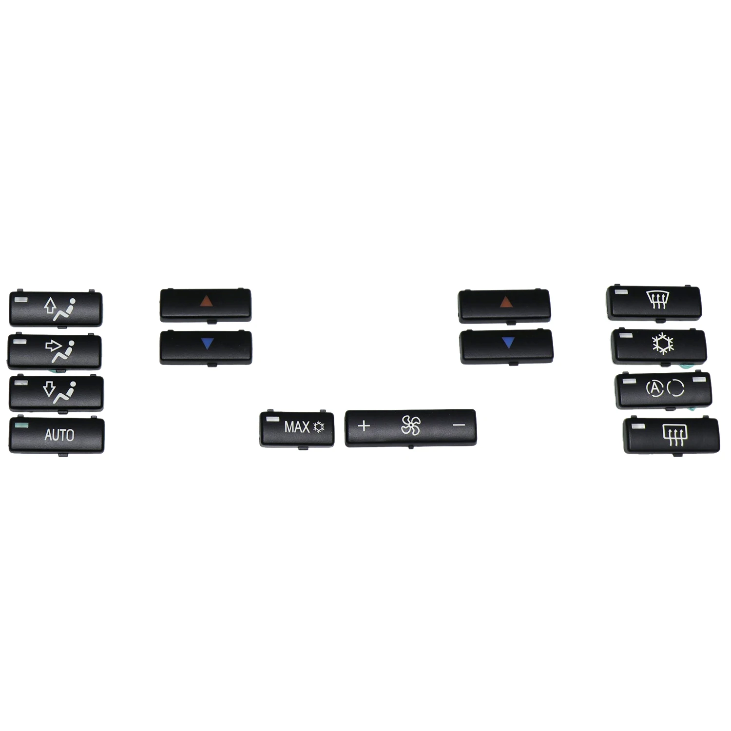 14 Button Key Cap Car Air Conditioner a / C Control Panel Switch Button Key Cover for BMW E39 E53 525I 530I 540I M5 X5
14 Button Key Cap Car Air Conditioner a / C Control Panel Switch Button Key Cover for BMW E39 E53 525I 530I 540I M5 X5