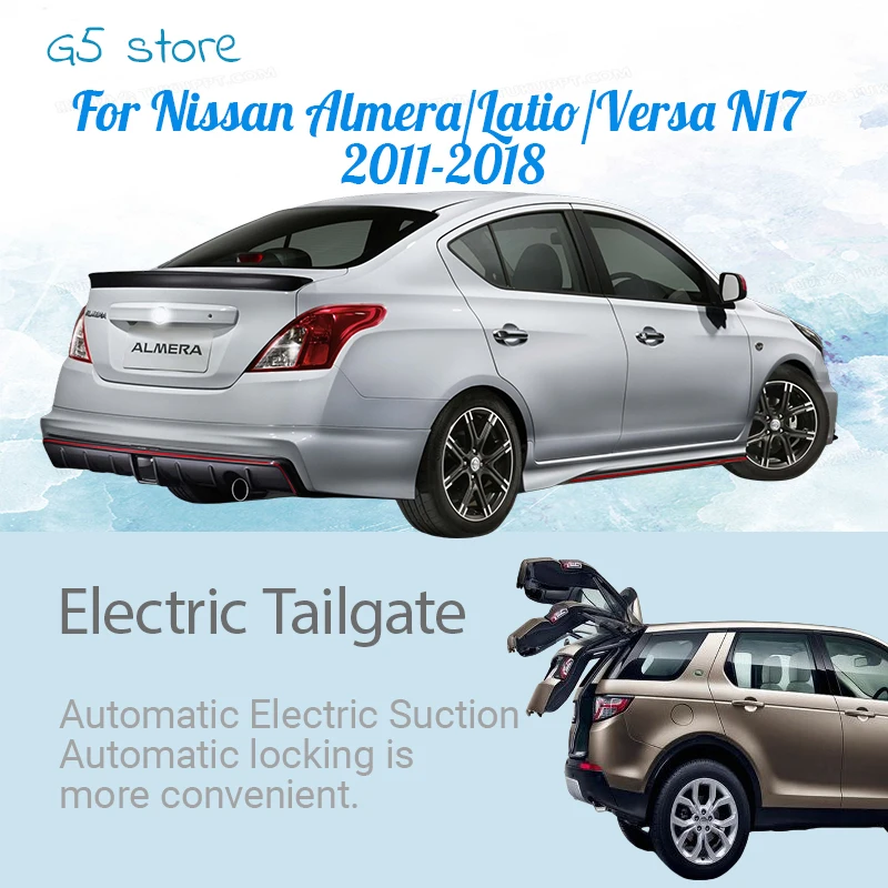Мощность Электрическая интеллектуальная автоматическая система модификации задней двери для Nissan Almera/Latio/Versa N17 2011-2018
Мощность Электрическая интеллектуальная автоматическая система модификации задней двери для Nissan Almera/Latio/Versa N17 2011-2018