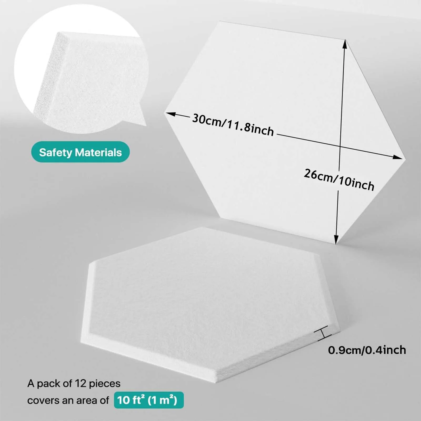 Sound Proof Panels Acoustic Panels 6/12/18 Pcs High Density Hexagonal Design Absorb Noise Eliminate Echoes For Walls Room Decor
Sound Proof Panels Acoustic Panels 6/12/18 Pcs High Density Hexagonal Design Absorb Noise Eliminate Echoes For Walls Room Decor