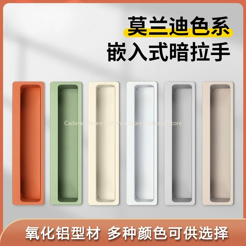 Embedded drawer handle Morandi color schem Drawers Wardrobe Pulls for Kids Aluminum Alloy Furniture Hardware Kitchen Accessories
Embedded drawer handle Morandi color schem Drawers Wardrobe Pulls for Kids Aluminum Alloy Furniture Hardware Kitchen Accessories