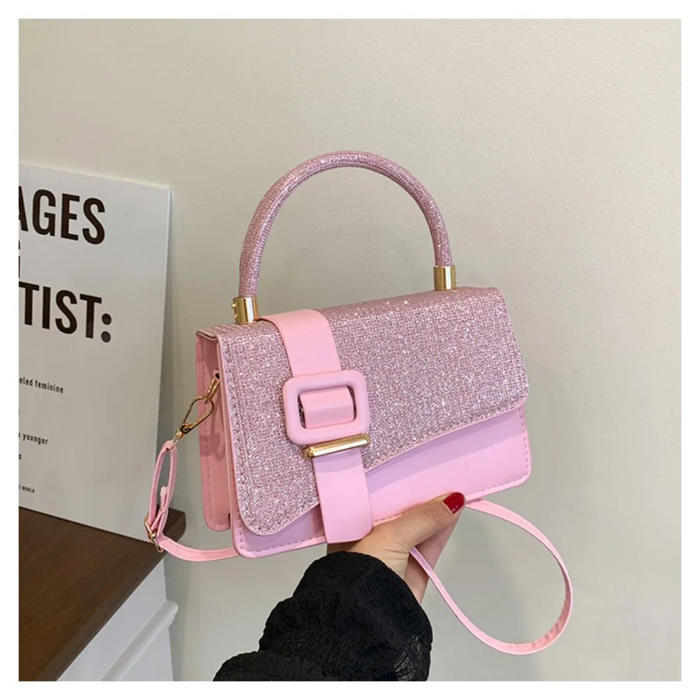 Ins Shiny Shoulder Bag Handheld Square Crossbody Bag Leather Small Handbag Women Purse
Ins Shiny Shoulder Bag Handheld Square Crossbody Bag Leather Small Handbag Women Purse