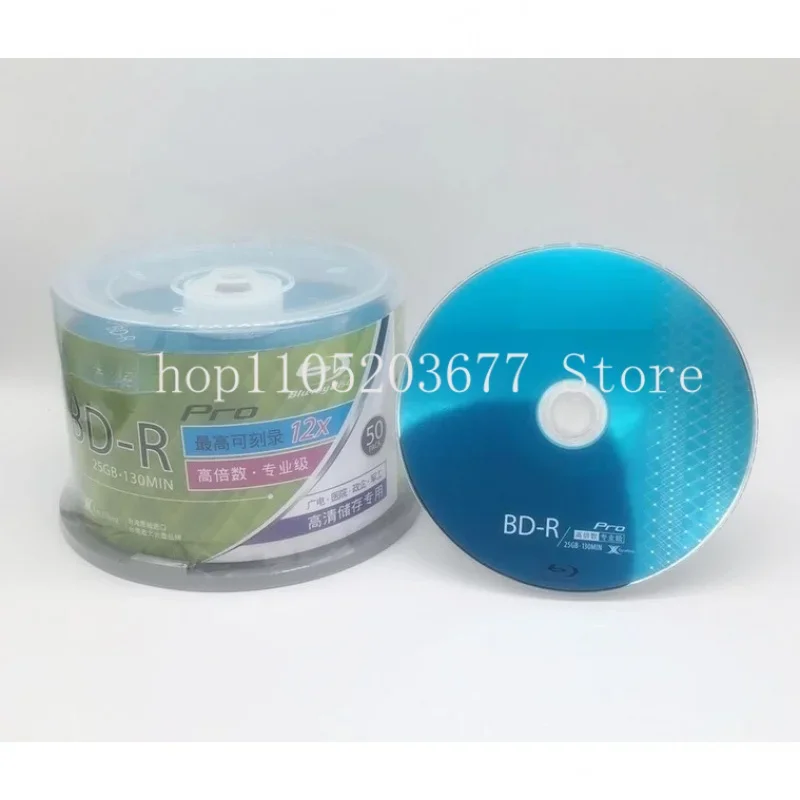 FOR Bluray BD-R 25GB Blue Ray Disc BDR 25G 12X 50PCS/Barrel
FOR Bluray BD-R 25GB Blue Ray Disc BDR 25G 12X 50PCS/Barrel