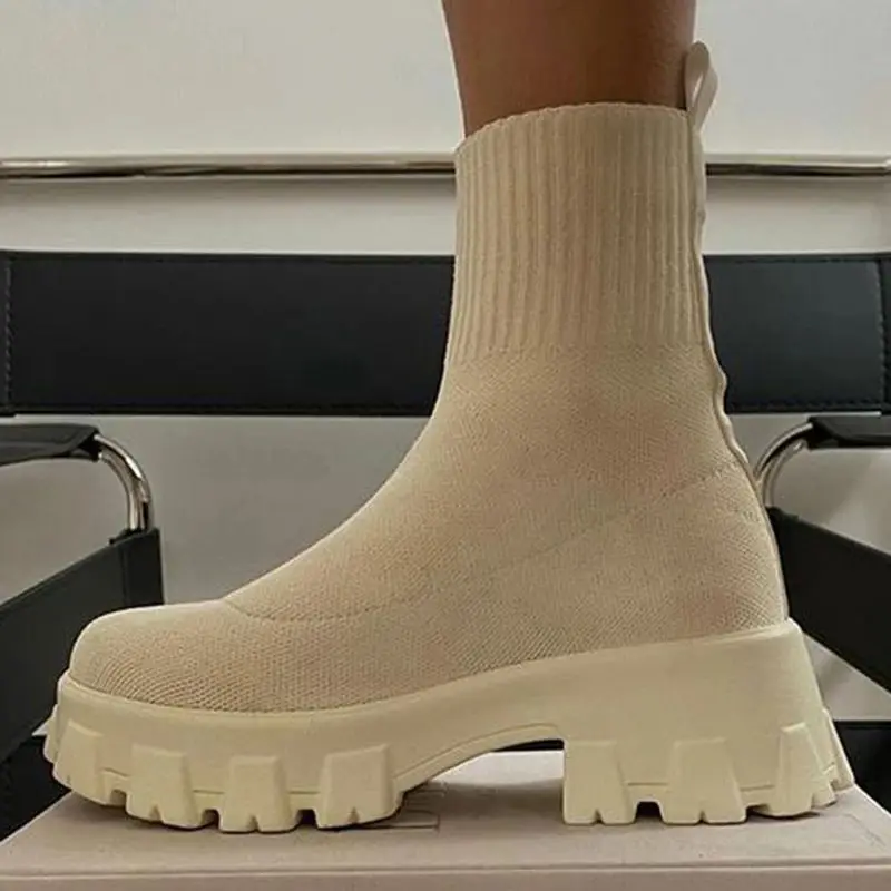 Women's 2023 Platform Boots Autumn Winter Slip-On Shoes Fashionable And Comfortable Ladies Footwear for the Colder Months
Women's 2023 Platform Boots Autumn Winter Slip-On Shoes Fashionable And Comfortable Ladies Footwear for the Colder Months